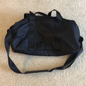 Lululemon small duffel gym bag black